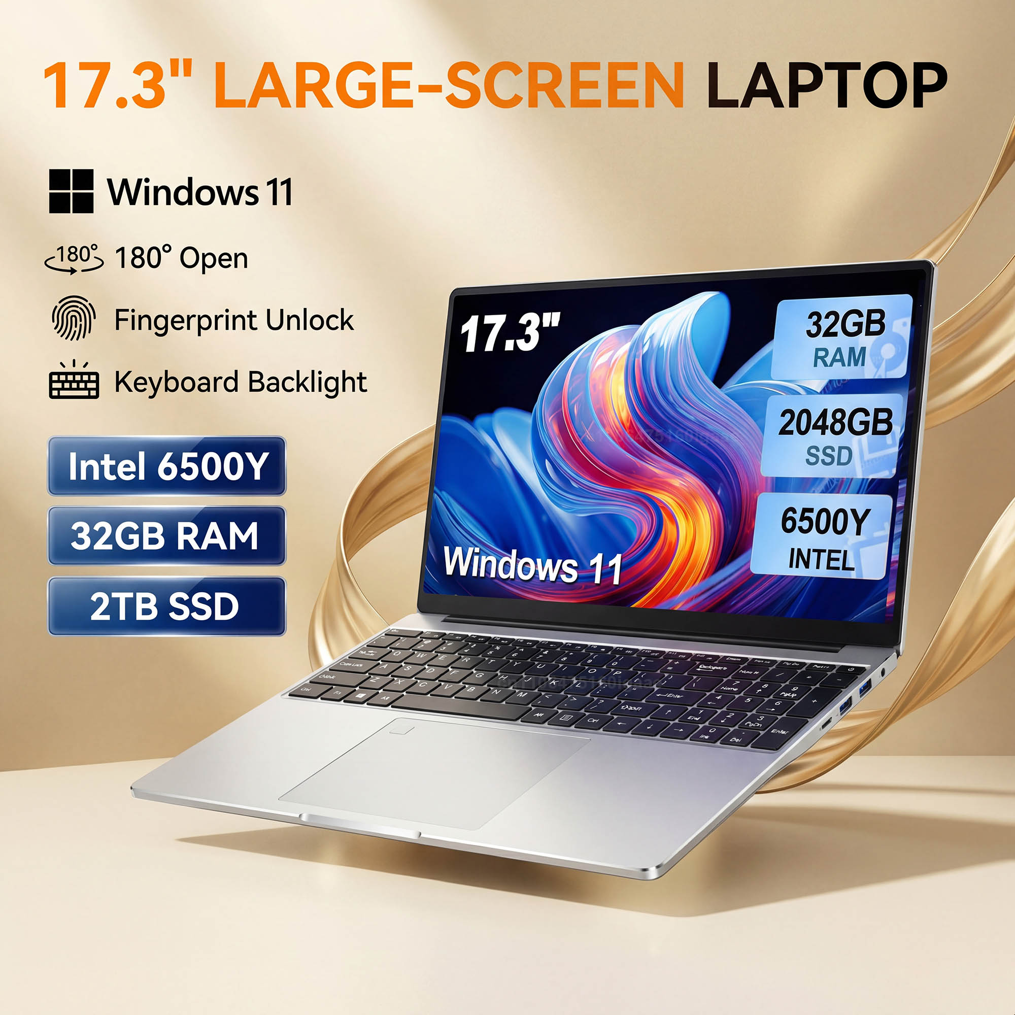 Ssd 1Tb - HOT 17.3インチ大画面ノートパソコン Intel 6500Y 32GB 1TB/2TB