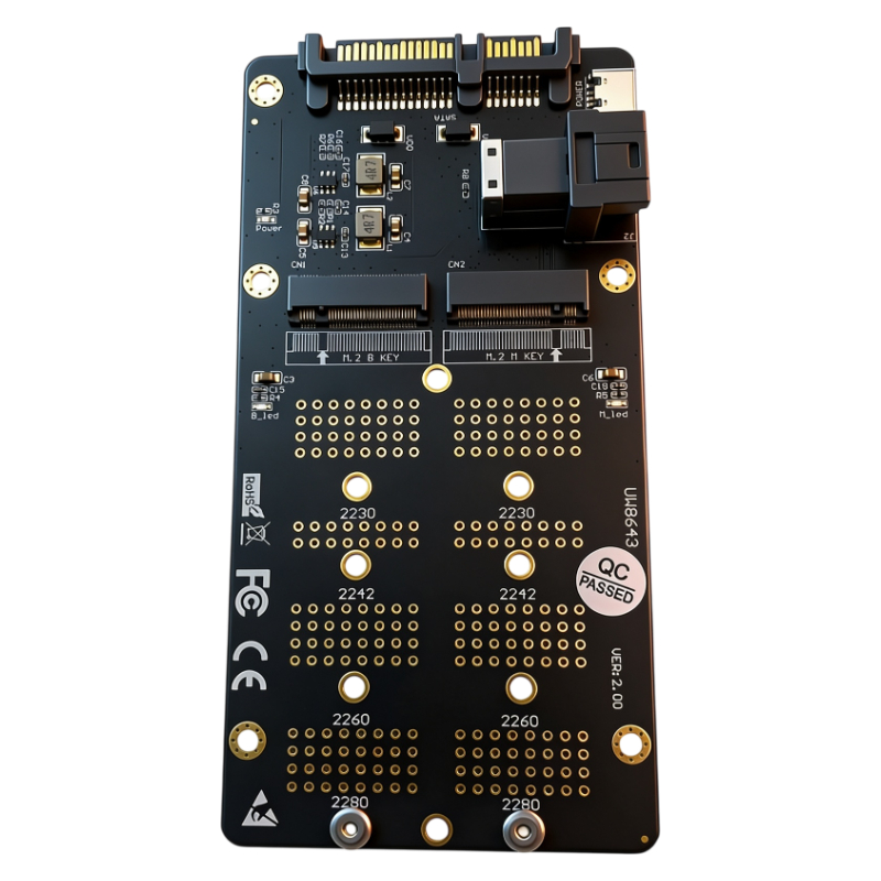 2in1 M.2 NVMe SATA NGFF SSDアダプ - Memory Card Ssd のレビューと価格