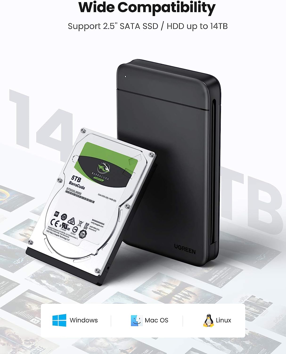 UGREEN USB C ハードドライブエンクロージャ US - Ssd Hard Drive のレビューと価格