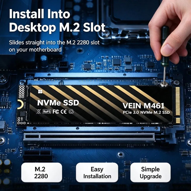 高速VEIN M461 M.2 2280 PCIe 3.0  - Ssd 500Gb のレビューと価格