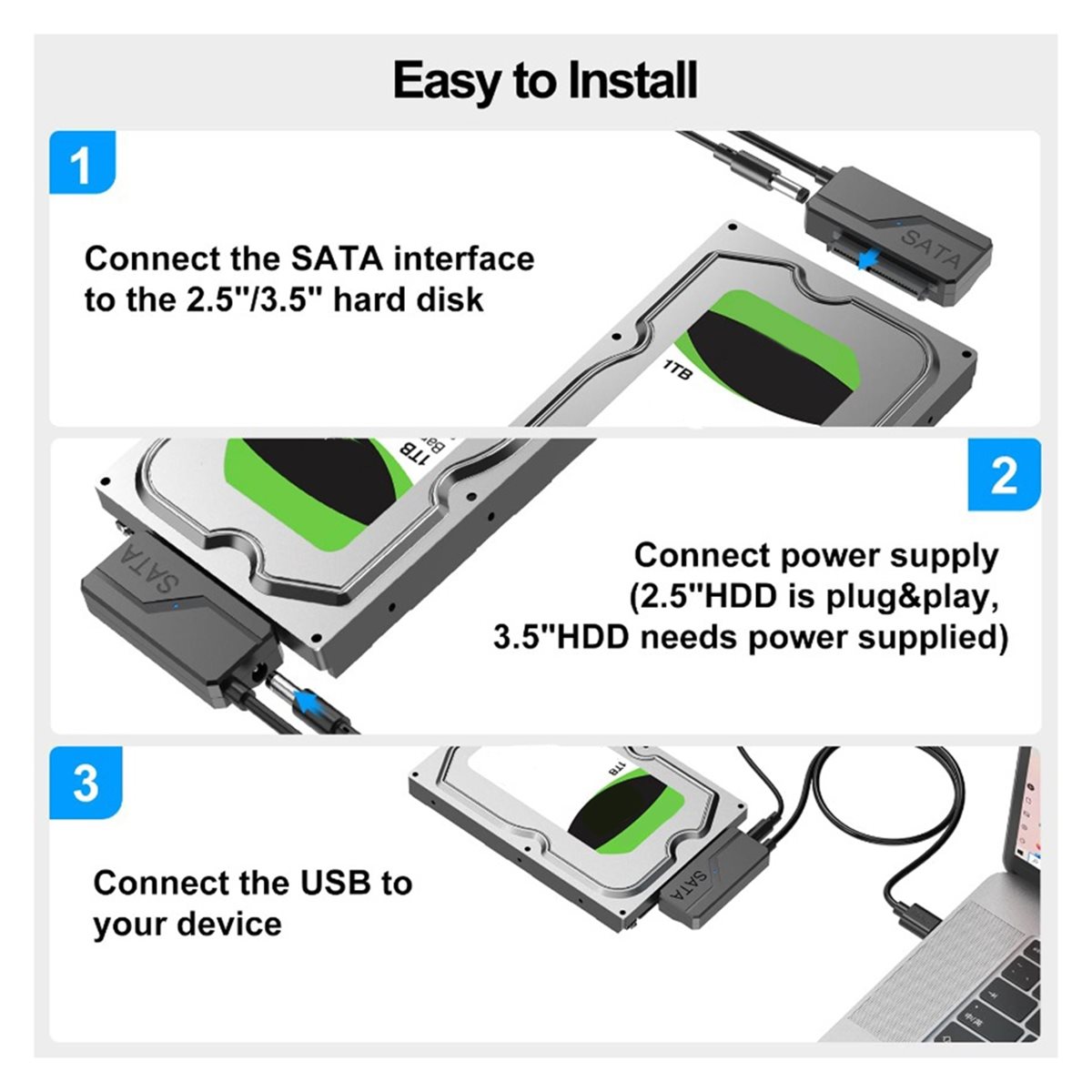 SWXF SATA - USB 3.0アダプターケーブル（電 - External Ssd のレビューと価格
