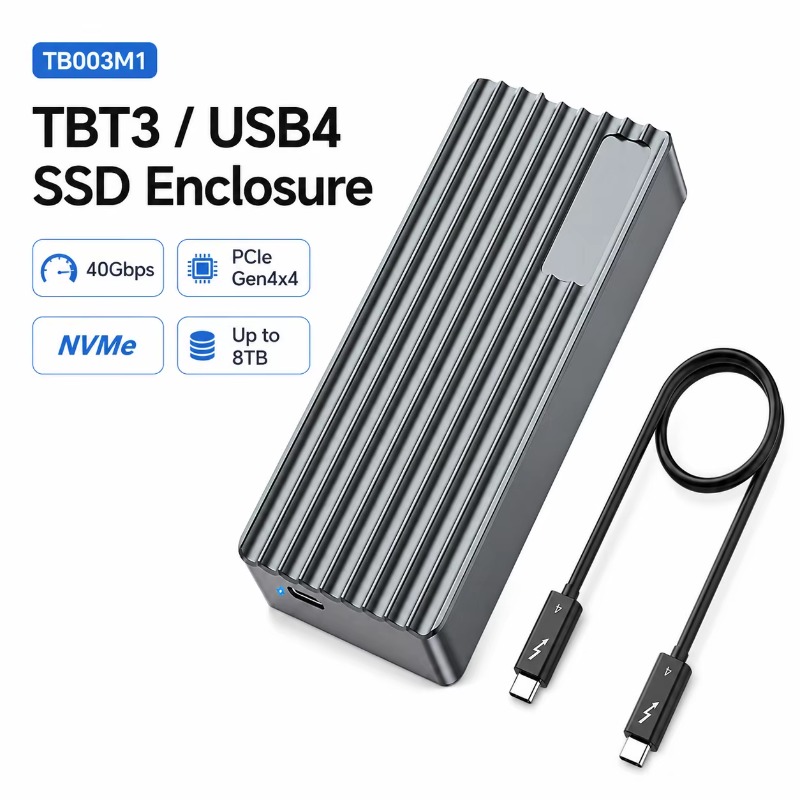 TBT3/USB4 M.2 NVMe SSD エンクロージャ - Nvme Ssd のレビューと価格