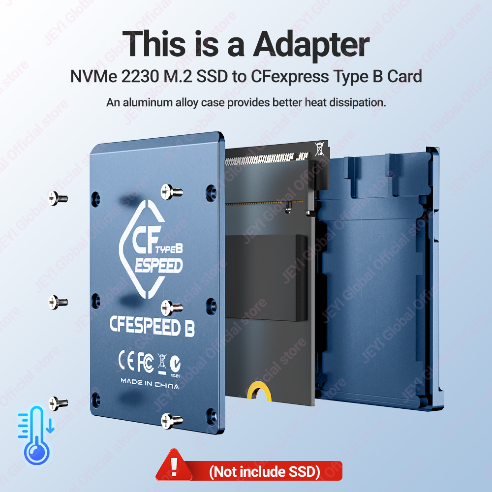 JEYI CF-Express Type-B から M.2  - Memory Card Ssd のレビューと価格