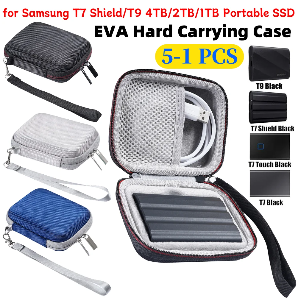 EVA ハードドライブケース 耐衝撃保護トラベルケース メッ - Samsung Ssd のレビューと価格